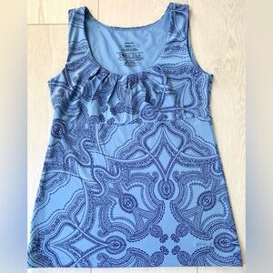 Women’s Patagonia Ruched Tank Top, Dark Blue/Light Blue
